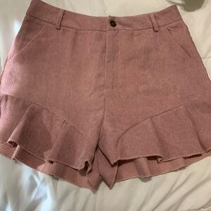 Peplum skirt shorts